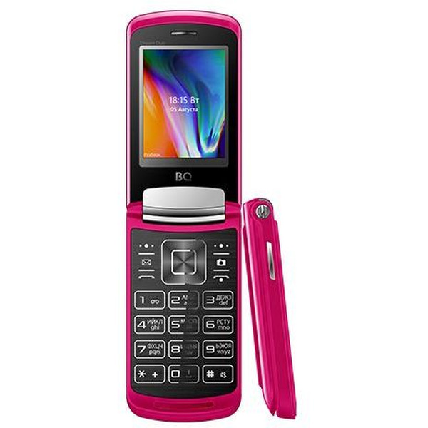 Мобильный телефон BQ-Mobile BQ-2433 Dream DUO (розовый)