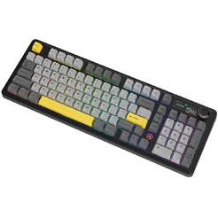 Компьютерная клавиатура AJAZZ AK980 V2 (Черно-серо-желтый)
