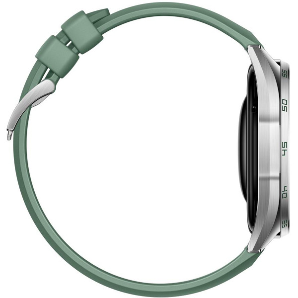 Смарт-часы HUAWEI Watch GT 6 46mm (ATM-B19) серебристый, с зеленым плетеным ремешком