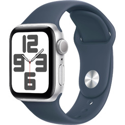 Умные часы Apple Watch SE 2 2024 40mm Silver MXEC3QI/A (силиконовый ремешок S/M)