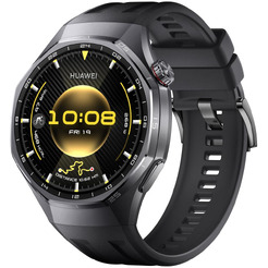 Смарт-часы HUAWEI Watch GT 6 Pro 46mm (ATM-B29) черный, с черным ремешком из фторэластомера