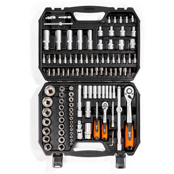 Набор инструментов КВТ PROFESSIONAL НАИ-08/110 (110 предметов)