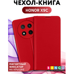 Чехол-книга Bingo Magnetic для HONOR X9c Красный