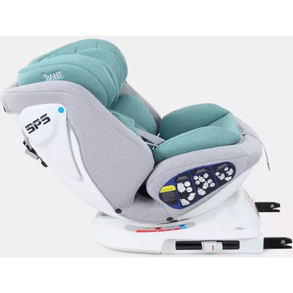 Детское автокресло Rant Nitro Isofix UB619 (серый/мятный)