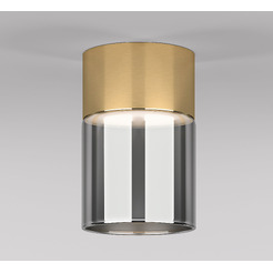 Точечный светильник Elektrostandard 10W 4000К 25047/LED (латунь/дымчатый)
