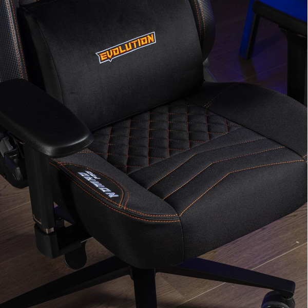 Игровое кресло Evolution Nomad PRO (черный/оранжевый)