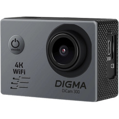 Экшен-камера Digma DiCam 300 (серый)