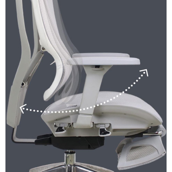 Кресло компьютерное EVOLUTION ERGO ELITE Grey