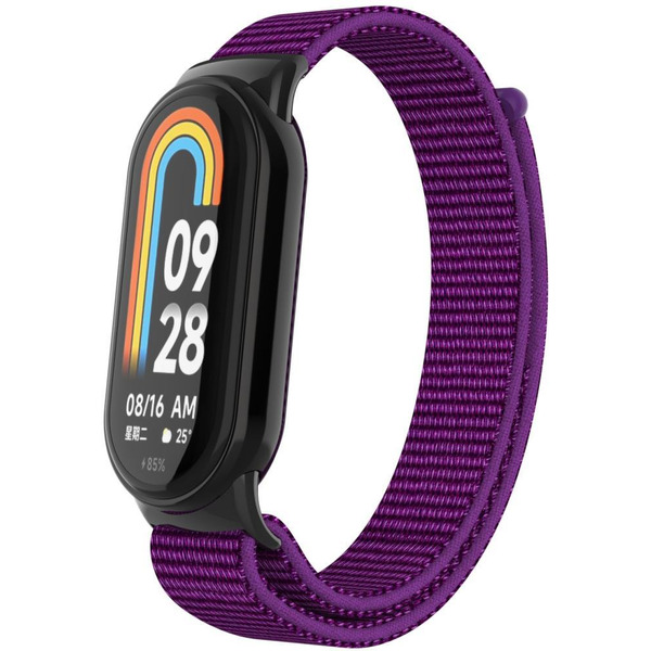 Ремешок Bingo Nylon для Xiaomi Mi Band 8 Фиолетовый