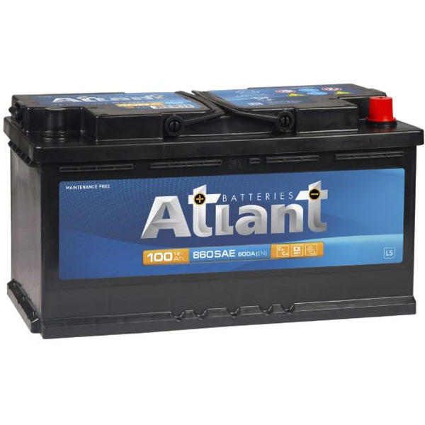 Автомобильный аккумулятор Atlant Blue R+ (100 А·ч)