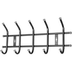 Вешалка настенная Ника ВНТ5 (черный)