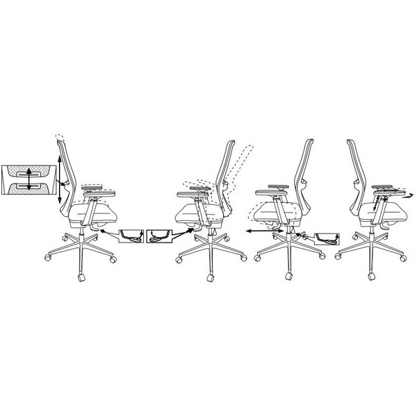 Офисное кресло Бюрократ MC-915 TW-01 38-418