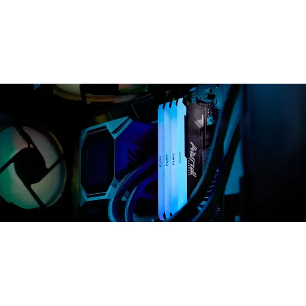 Оперативная память Kingston FURY Beast RGB 8ГБ DDR4 3200 МГц KF432C16BB2A/8