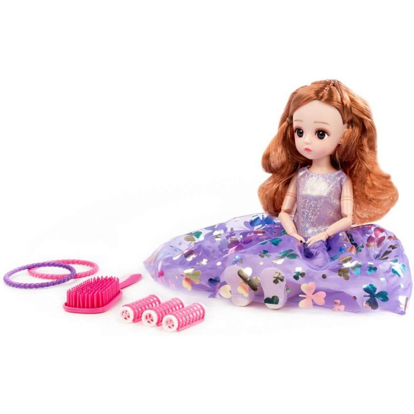 Кукла Полесье Даша в нарядном платье + аксессуары (6 элементов) (в коробке №2) 2949