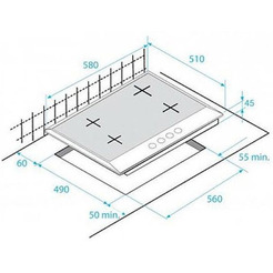 Варочная панель BEKO HIAG 64223 B