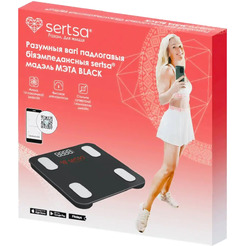 Напольные весы Sertsa Мэта (Black)
