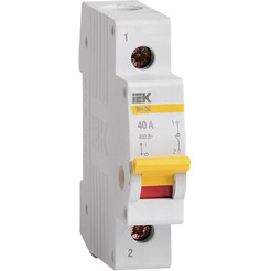Выключатель нагрузки IEK ВН-32 1Р 40А MNV10-1-040