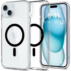 Чехол для телефона Spigen Ultra Hybrid (MagFit) для iPhone 15 ACS06803 (черный)