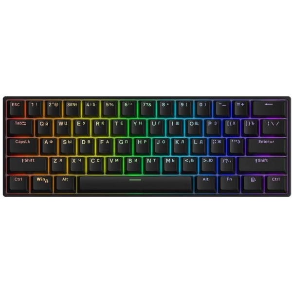 Клавиатура Akko 3061S HE Black (Akko Cream Yellow)