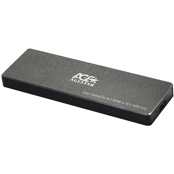 Бокс для накопителей AgeStar 31UBVS6C (черный)