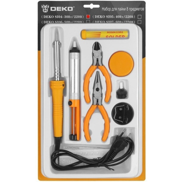 Паяльник Deko SI04 SET 8 065-0561