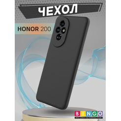 Бампер Bingo Liquid TPU для HONOR 200 Черный