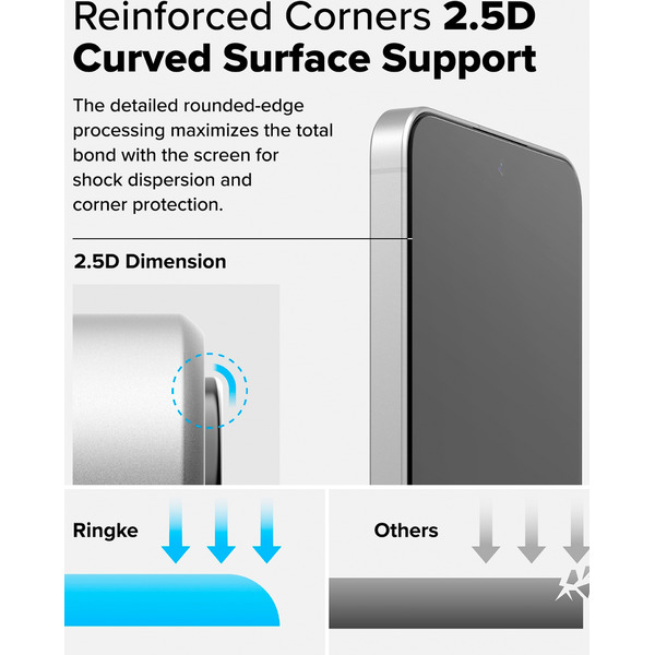 Защитное стекло Ringke EASY SLIDE 2шт для Galaxy A56 5G