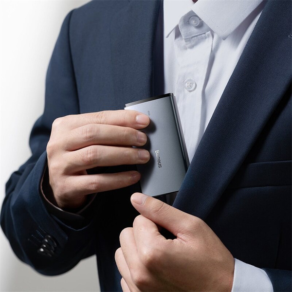 Сетевое зарядное Baseus GaN5 Pro Ultra-Slim Fast Charger C+U 65W CCGP150113