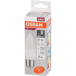 Лампа светодиодная OSRAM B60 7W 3000K Е27