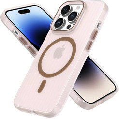Задняя накладка CASE Translucent Strip Apple iPhone 14 Pro (золотой)