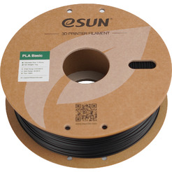 Пластиковая нить ESUN PLA-Basic 1,75 мм 1кг, black (чёрный)