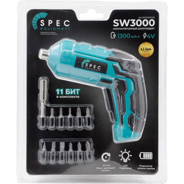 Электроотвертка SPEC SW3000