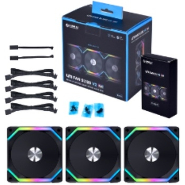 Набор вентиляторов с контроллером Lian Li Uni Fan SL V2 120 G99.12SLV23B.00