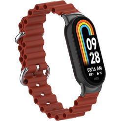 Ремешок Bingo Ocean для XIAOMI Mi Band 8 Бордовый