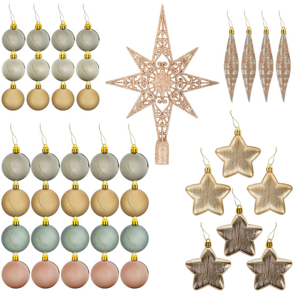 Шары ёлочные Золотая сказка 591129