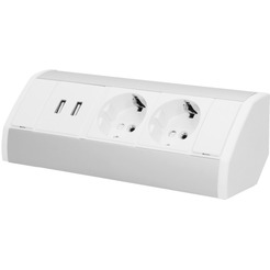 Блок розеточный Orno OR-GM-9003-W.AL 0,6 м