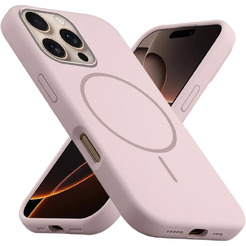 Бампер Bingo Silicone Magnetic для APPLE iPhone 16 Pro Пудровый