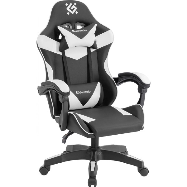 Игровое кресло Defender Urana черный/белый (64058)