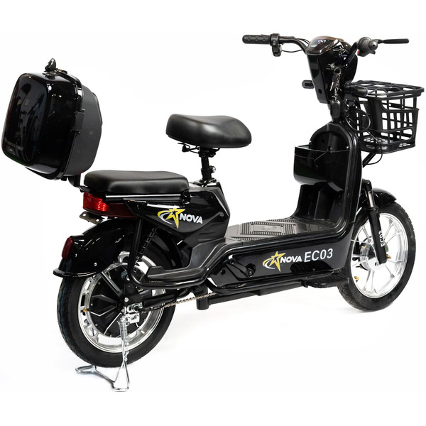 Электровелосипед NOVA EC-03 черный (без цепи)