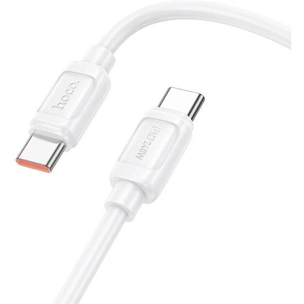 Кабель Hoco X115 Surpass USB-C to USB-C (белый)