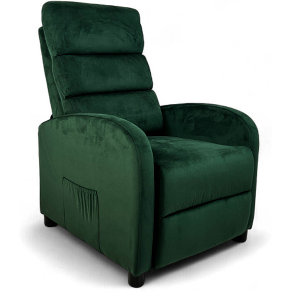 Кресло вибромассажное Calviano 2164 (велюр зеленый)