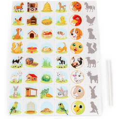 Набор игровой настольный Полесье Ассоциации. Домашние животные 2 4902 (48 элементов)