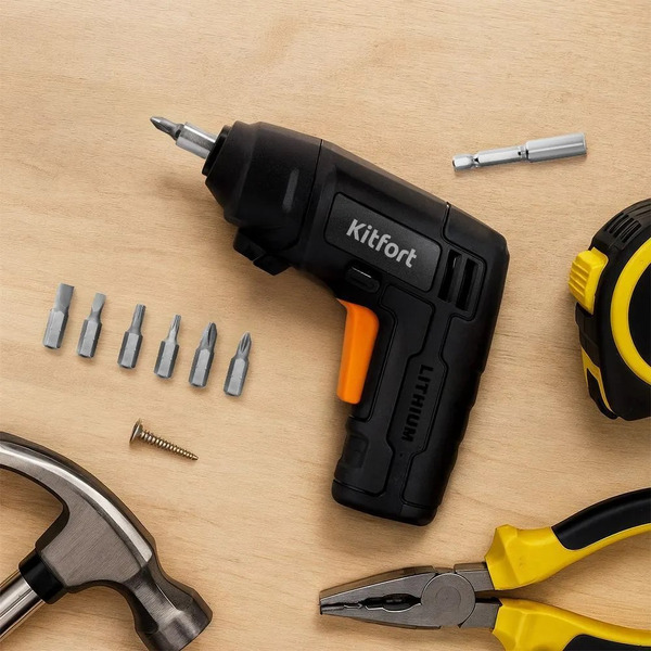 Аккумуляторная отвертка Kitfort КТ-6508