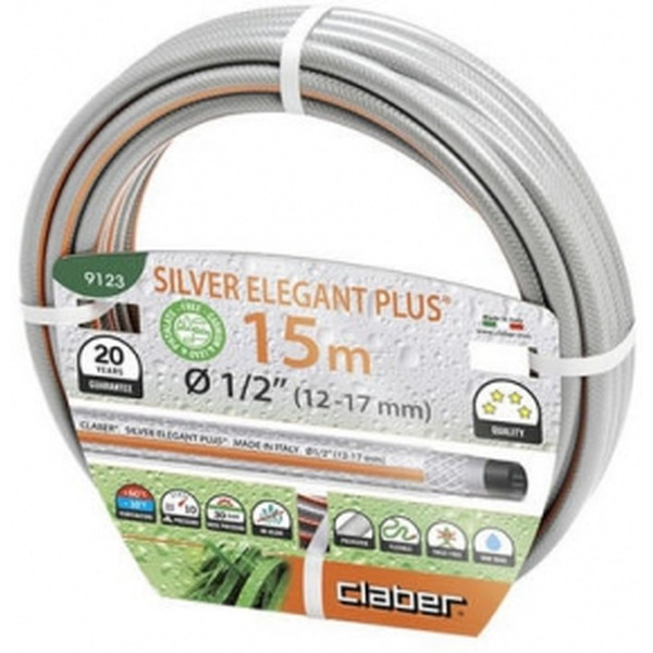 Поливочный шланг Claber Silver Elegant Plus 9123 (1/2", 15 м)