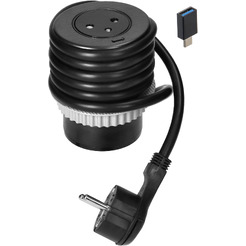 Блок розеточный Orno OR-GM-9018-B-FR 1,5 м