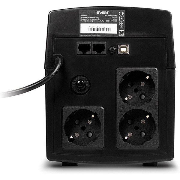 Источник бесперебойного питания SVEN Pro1000