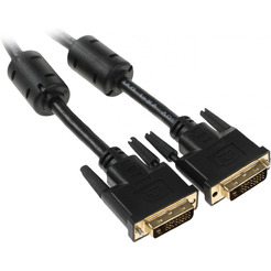 Кабель Ningbo DVI-D (m)/DVI-D (m) (3 м, черный)
