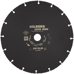 Диск карбид вольфрамовый Hilberg Super Wood 230х22.23