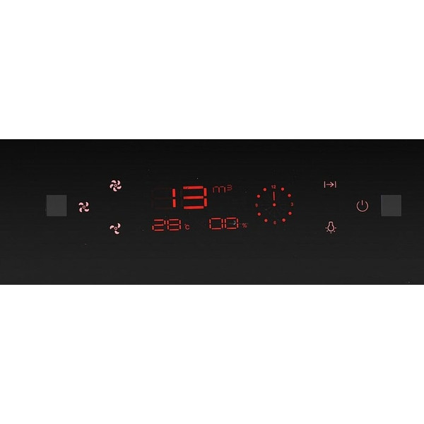 Воздухоочиститель для кухонь (вытяжка кух.) т.м. "BACKER" AH90E-THSL180 Black Glass