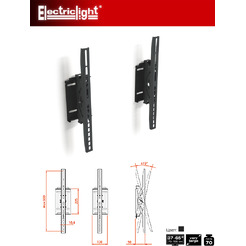 Кронштейн бытовой ELECTRICLIGHT КБ-01-49 черный